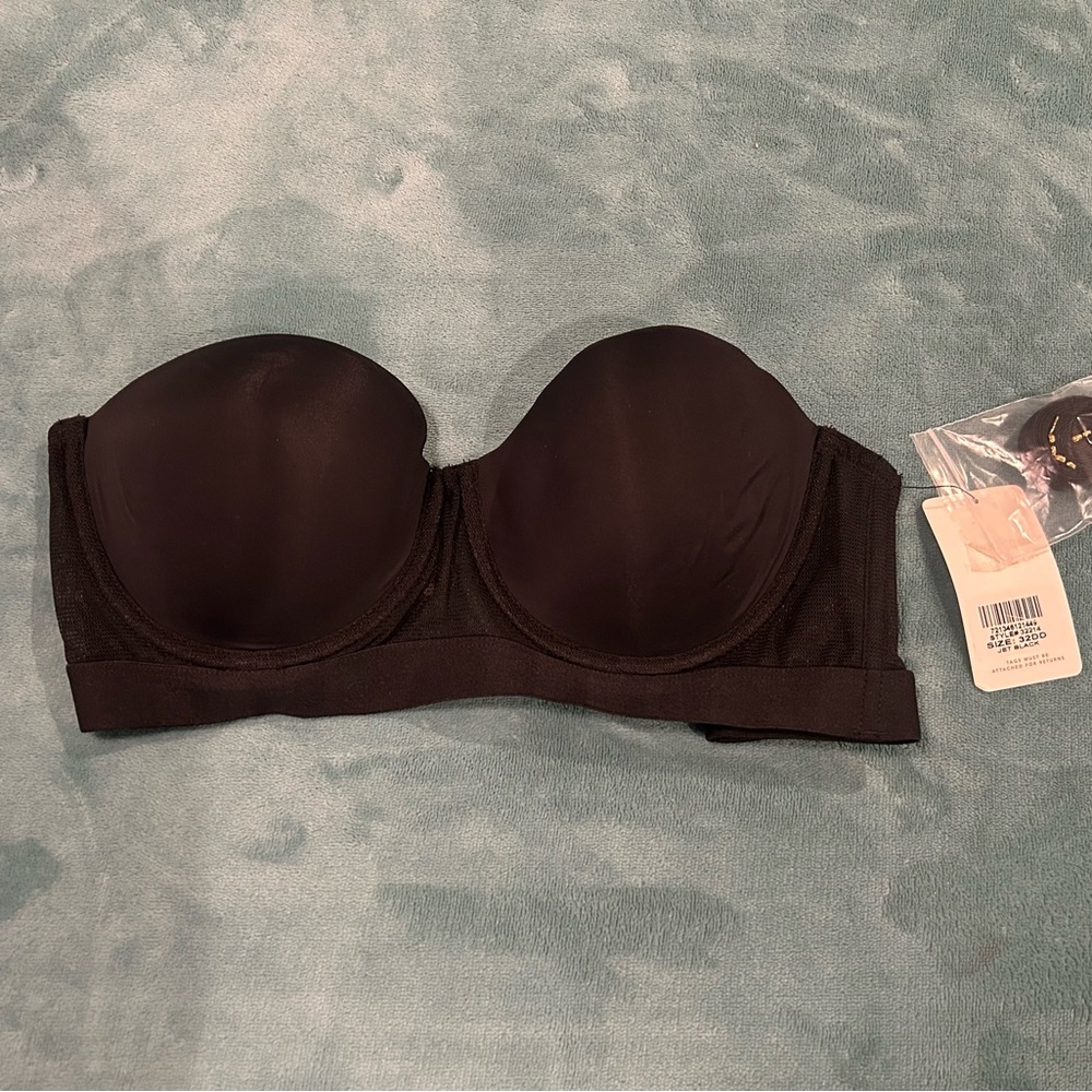 Lively brand Black Strapless Bra 32DD